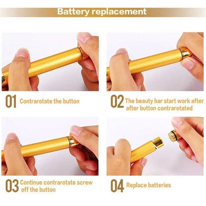 24k Gold Face Massager (6000+ vibrations/min) | Buy 1 Get 1 FREE