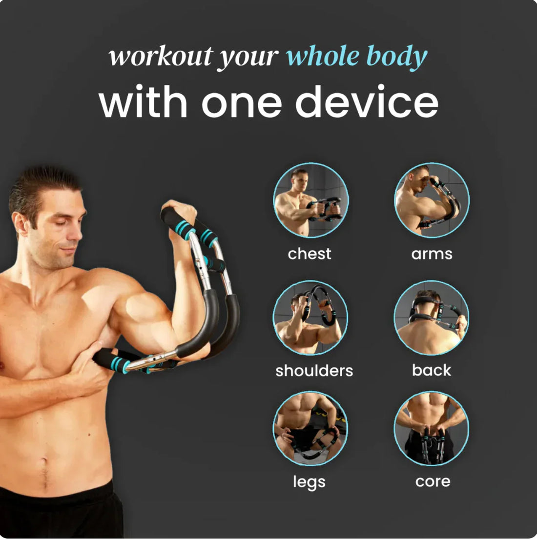 Full Body Home Workout Trainer – No Gym Needed | Flat 60% OFF